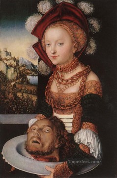 Lucas Cranach the Elder Painting - Salome 1530 Renaissance Lucas Cranach the Elder